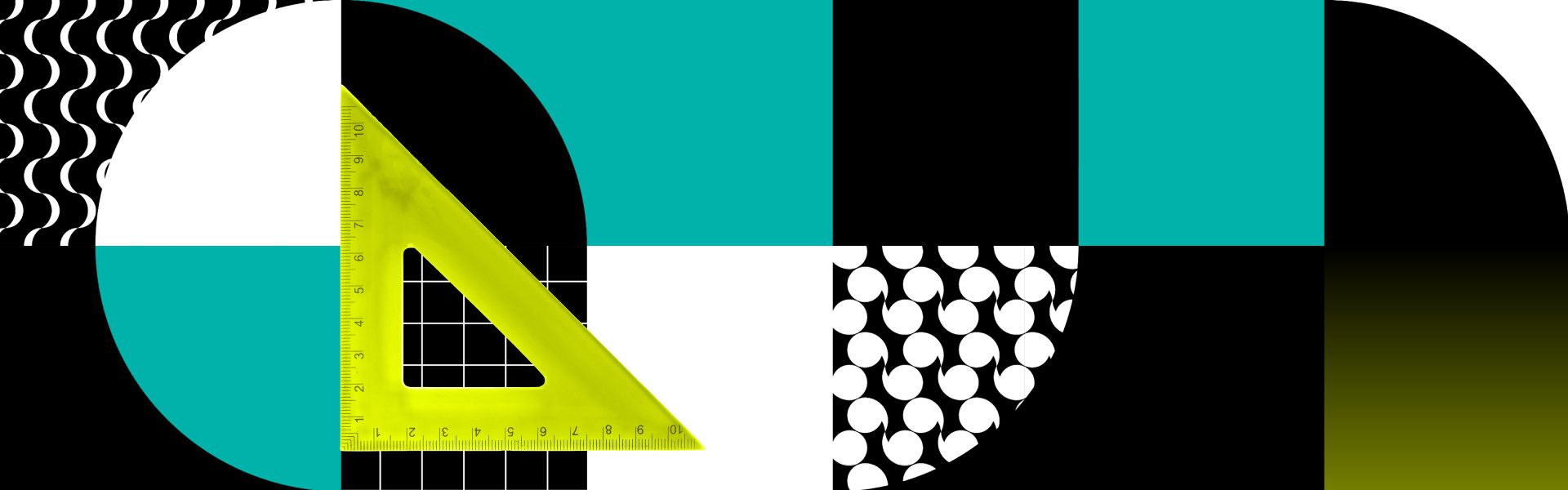 patterned graphics with angle
