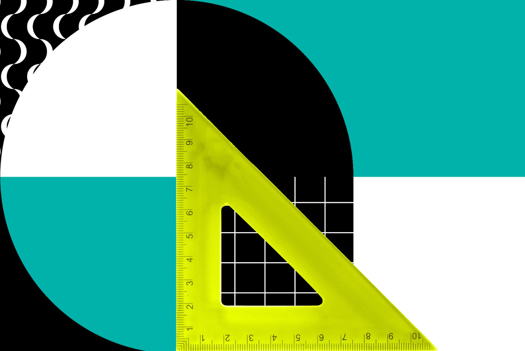 patterned graphics with angle