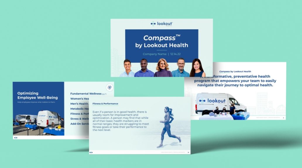 Lookout Health PowerPoint Slide Design